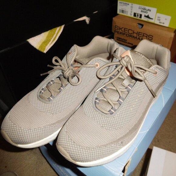9.5m easy spirit ROMY17 BEIGE SNEAKERS - Picture 2 of 12
